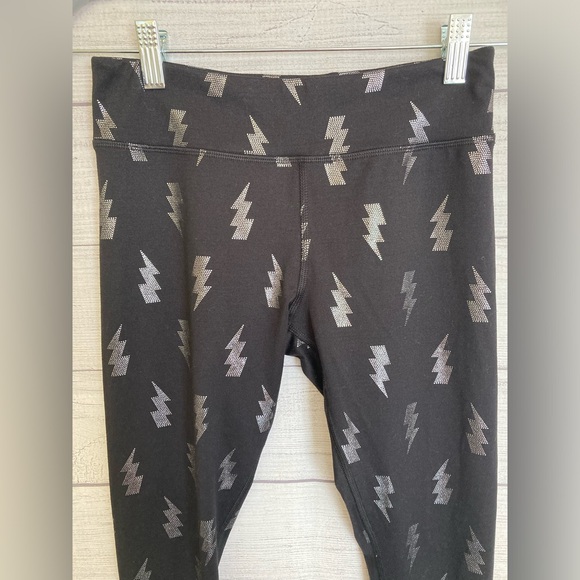 Athletic Works | Girls Active Lightning Print Leggings - Picture 2 of 5
